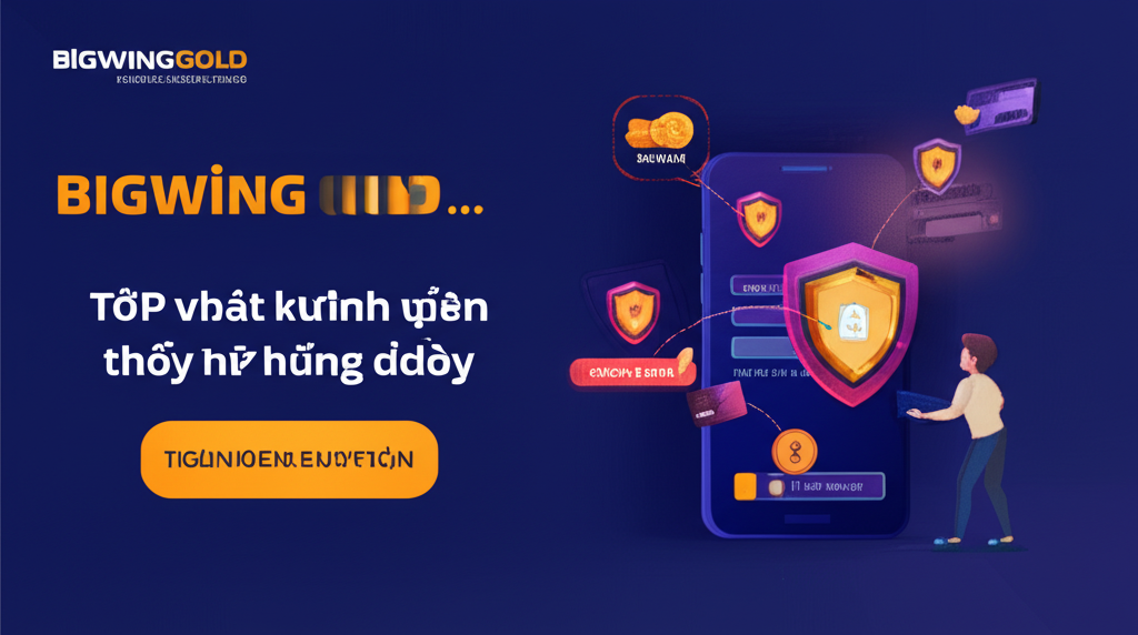 Minh họa quy trình nạp tiền và nhận thưởng an toàn trên bigwingold với các biện pháp bảo mật cao