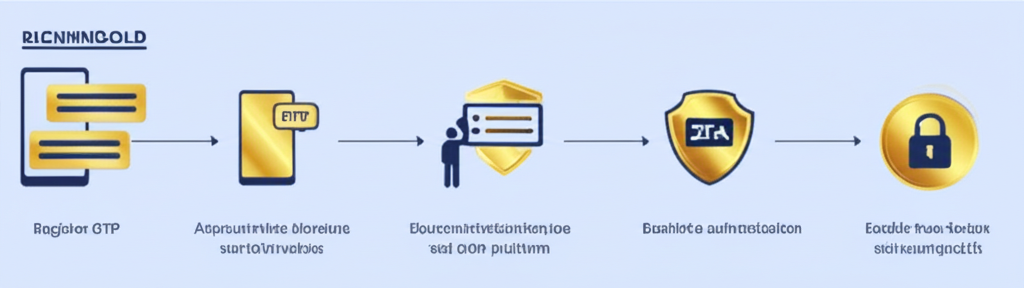 Quy trình xác thực tài khoản trên bigwingold gồm đăng ký số điện thoại, nhận mã OTP và kích hoạt xác thực hai lớp (2FA).