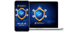 Giao diện nền tảng bigwingold với biểu tượng bảo mật và xác thực tài khoản, thể hiện sự an toàn và bảo vệ người chơi trong giải trí trực tuyến.