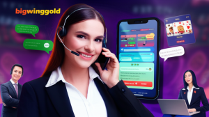 Đội ngũ hỗ trợ khách hàng chuyên nghiệp tại bigwingold với giao diện nền tảng cá cược trực tuyến hiện đại, thân thiện và minh bạch