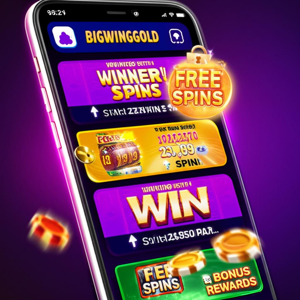 Trải nghiệm slot game trên ứng dụng di động bigwingold với cơ hội nhận thưởng miễn phí và bảo mật cao