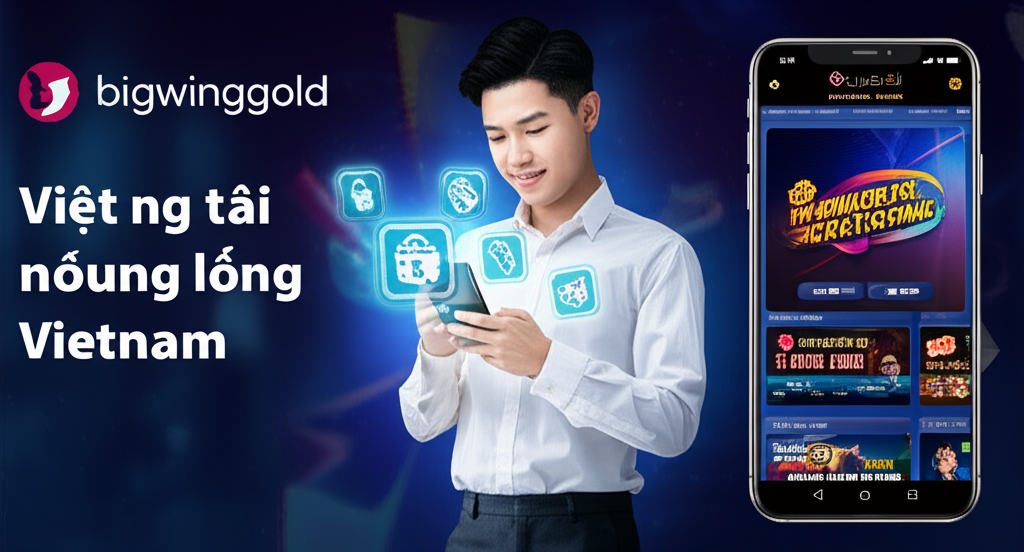 Người dùng trẻ sử dụng ứng dụng bigwingold để rút tiền nhanh chóng và an toàn với giao diện hiện đại và hỗ trợ chuyên nghiệp