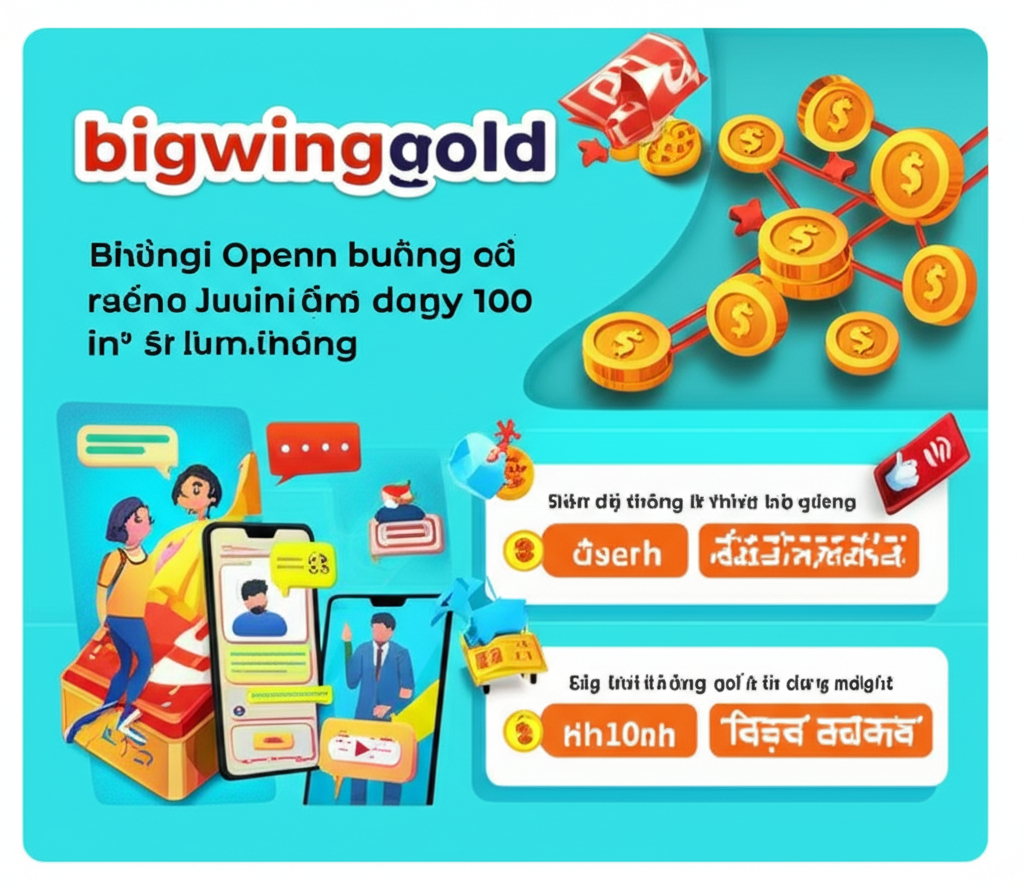 Chương trình mời bạn bè nhận thưởng trên bigwingold với các bước chia sẻ link và nhận thưởng lên đến 10 đô la