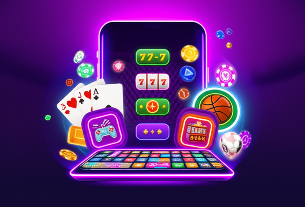 Top 5 game hot nhất trên bigwingold năm 2025 với hình ảnh các trò chơi bài, slot, cá cược thể thao, mini game và eSports trên nền giao diện casino hiện đại