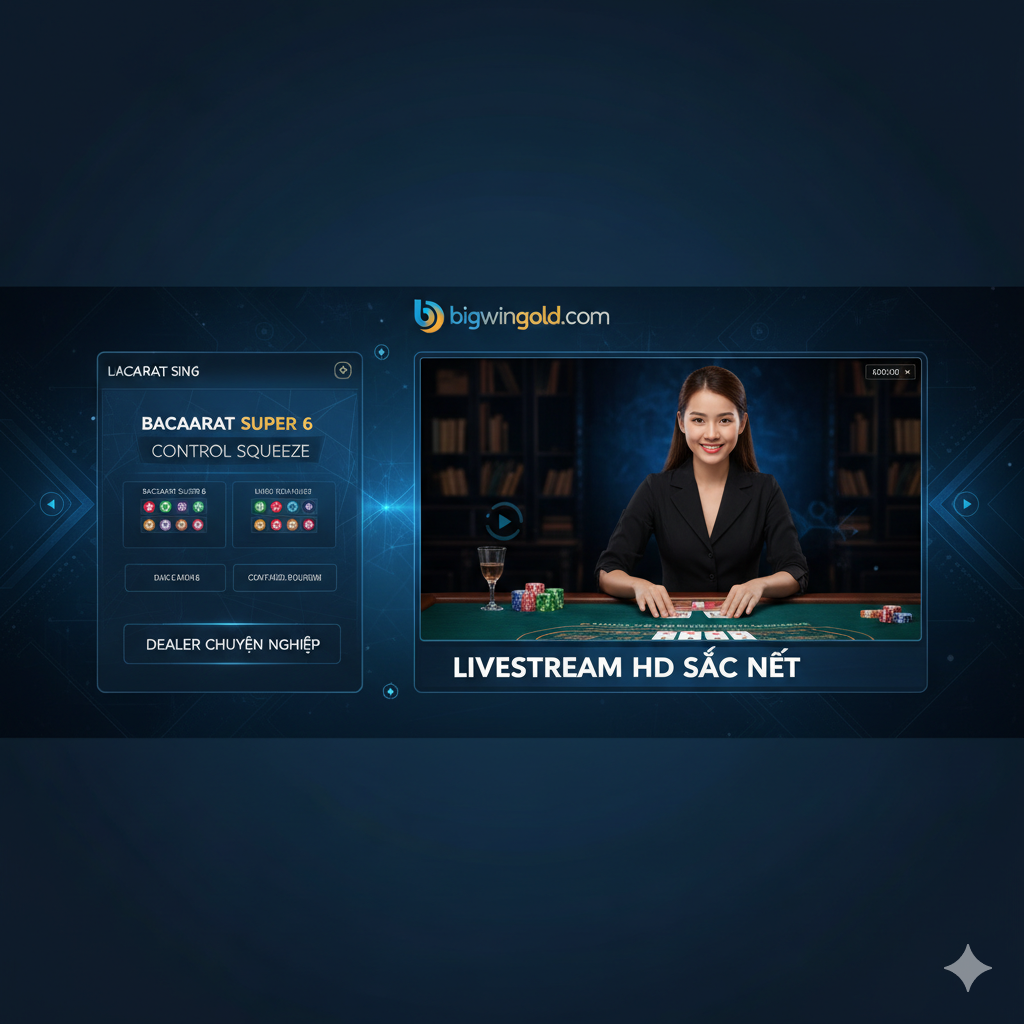 Hình ảnh rõ nét giới thiệu chức năng chính của XPro Gaming Live Casino, làm nổi bật tính năng phát trực tiếp HD và người chia bài chuyên nghiệp.