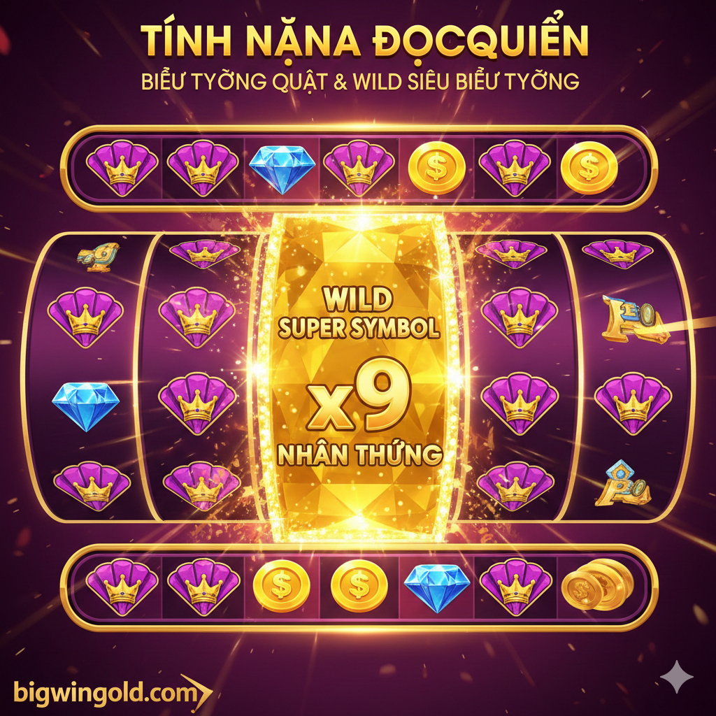 Hình ảnh hướng dẫn về Vòng quay miễn phí (Free Spins) để đạt Max Win. Hình ảnh hiển thị một màn hình thông báo 'FREE SPINS' lớn, rực rỡ và đang nhảy múa (ví dụ: 10 Free Spins + 3x Multiplier). Giao diện cuộn quay trong chế độ Free Spins phải có màu sắc ấm áp và kịch tính hơn. Yếu tố quan trọng là minh họa Hệ số nhân (Win Multiplier) đang tăng dần (ví dụ: +1x), và các Wild Super Symbol đang bị khóa lại (Sticky Wild) trên cuộn. Thêm biểu tượng Scatter của trò chơi đang kích hoạt tính năng. Thiết kế trực quan, dễ hiểu, nhấn mạnh cơ hội nổ hũ khủng.
