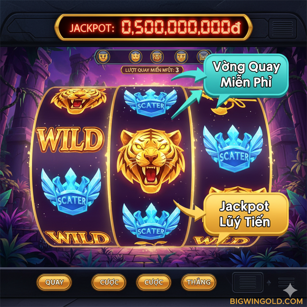 Một bức ảnh nhấn mạnh chức năng “Slot” là “cơ chế trò chơi” và “kho chứa đồ” trong bài viết. Hình ảnh hiển thị một thiết kế giao diện trò chơi (không phải trò chơi cụ thể), với nhiều “khe cắm” hoặc “ô” được biểu tượng hóa được sử dụng để đặt các vật phẩm số trừu tượng (ví dụ: kiếm, khiên, vật phẩm công nghệ), thể hiện sự quản lý tài nguyên và hạn chế trong thiết kế trò chơi. Màu sắc sử dụng tông xanh lá cây và cam nhẹ nhàng, tránh các màu sắc kích thích bão hòa cao. Bố cục là góc nhìn từ trên xuống, thể hiện một hệ thống “Inventory Slot” cân bằng và có trật tự, đi kèm với biểu tượng ổ khóa nhỏ tượng trưng cho “Trách nhiệm”, ngụ ý an toàn chức năng và có trách nhiệm.