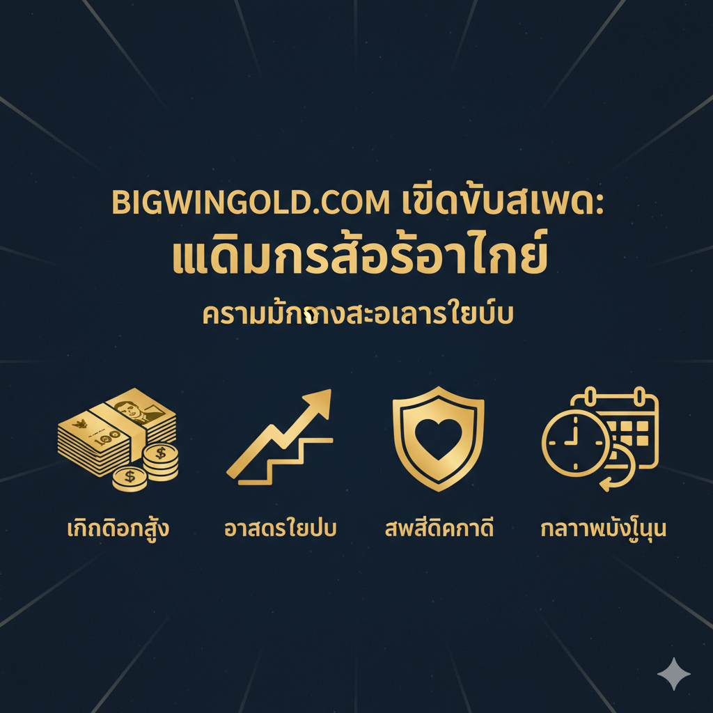 ภาพควรมีสี่ไอคอนที่ชัดเจน: เงินกองโต, ลูกศรชี้ขึ้น, หัวใจ/โล่, และนาฬิกา/ปฏิทินที่แสดงความยืดหยุ่น ข้อความควรเน้น “ความมั่นคงและโอกาสเติบโต” และแสดงข้อดีหลักสี่ข้อเป็นภาษาไทย